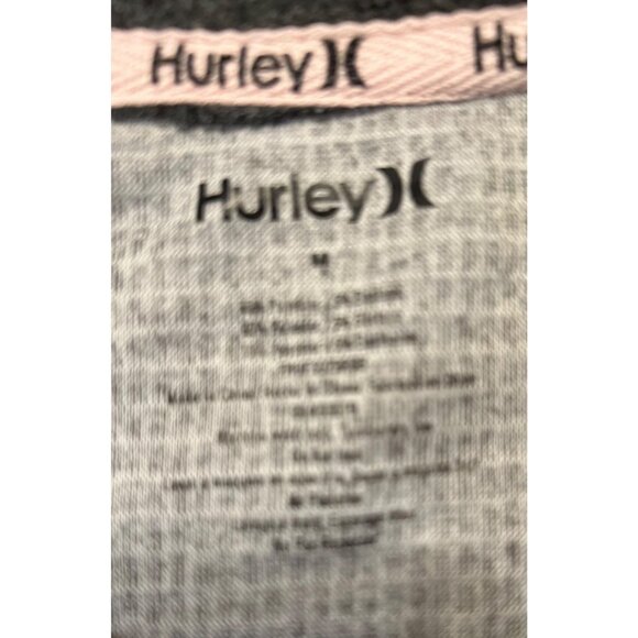 Hurley women’s gray pullover top size M pink logo and trim - Picture 4 of 6